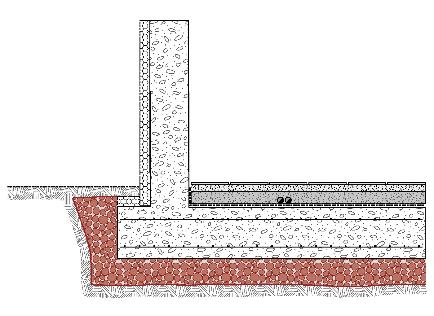 stratigrafia solaio controterra con vespaio