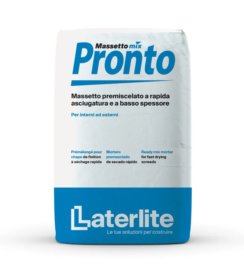 ECOLIGHT PRONTO : Massetto Alleggerito Pronto All'uso – Sottofondo Predosato Da 15kg